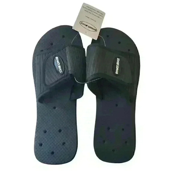 Shower Shoez Non-Slip Pool Dorm Water Slide Sandal Size 6 - Picture 1 of 5